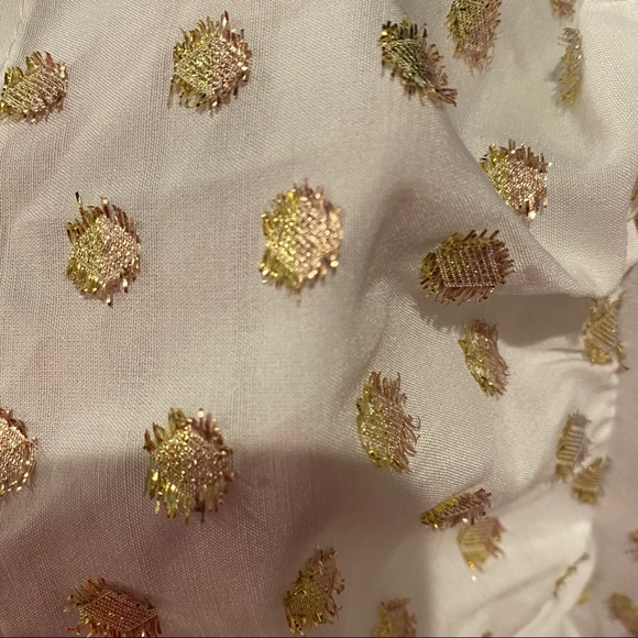 Anthropology Aria shimmer blouse M - Picture 7 of 10